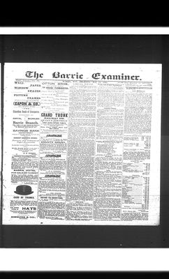 Barrie Examiner, 12 May 1892