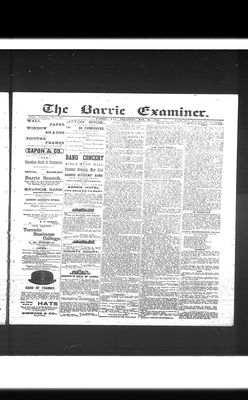 Barrie Examiner, 26 May 1892