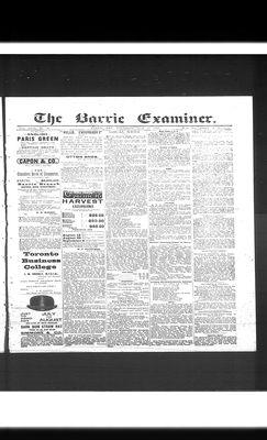 Barrie Examiner, 11 Aug 1892