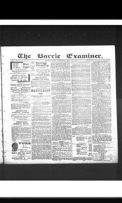 Barrie Examiner, 22 Dec 1892