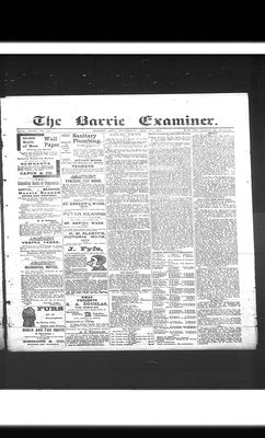 Barrie Examiner, 29 Dec 1892