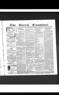 Barrie Examiner, 19 Jan 1893