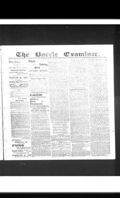 Barrie Examiner, 16 Feb 1893