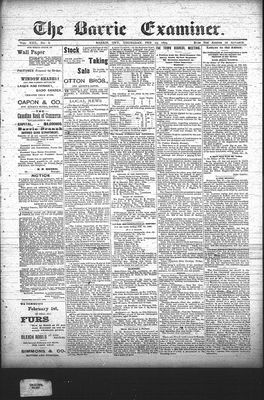 Barrie Examiner, 23 Feb 1893