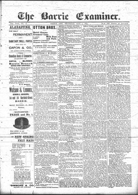 Barrie Examiner, 4 May 1893