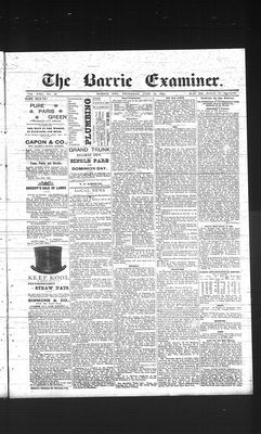 Barrie Examiner, 29 Jun 1893