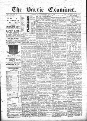 Barrie Examiner, 6 Jul 1893