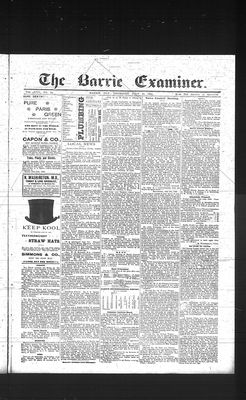 Barrie Examiner, 20 Jul 1893