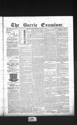 Barrie Examiner, 27 Jul 1893