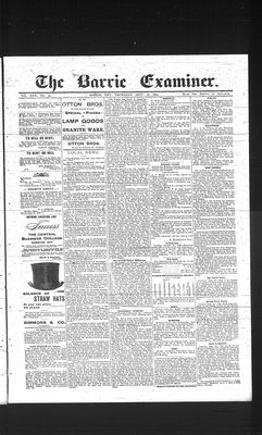 Barrie Examiner, 28 Sep 1893