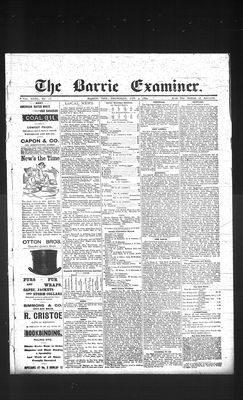 Barrie Examiner, 4 Jan 1894