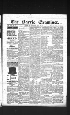 Barrie Examiner, 26 Apr 1894