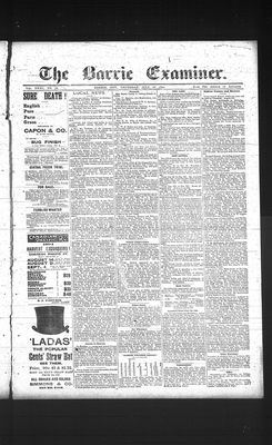 Barrie Examiner, 26 Jul 1894