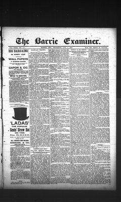 Barrie Examiner, 9 Aug 1894