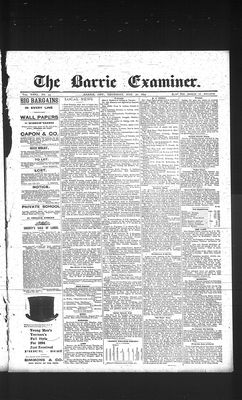 Barrie Examiner, 30 Aug 1894