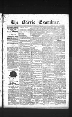 Barrie Examiner, 25 Oct 1894