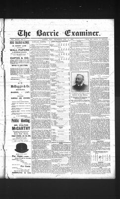 Barrie Examiner, 10 Jan 1895