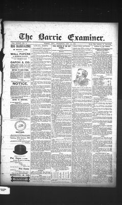 Barrie Examiner, 17 Jan 1895