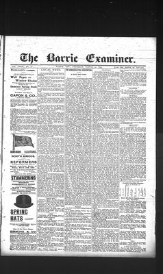 Barrie Examiner, 14 Mar 1895