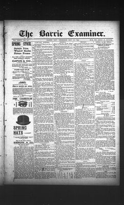 Barrie Examiner, 16 May 1895