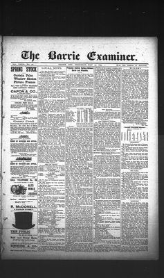 Barrie Examiner, 30 May 1895