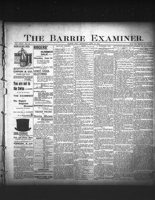 Barrie Examiner, 20 Jun 1895