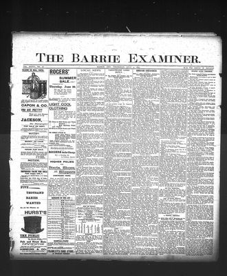 Barrie Examiner, 4 Jul 1895