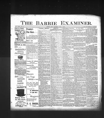 Barrie Examiner, 1 Aug 1895