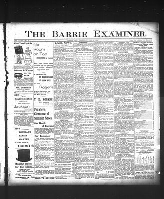 Barrie Examiner, 8 Aug 1895