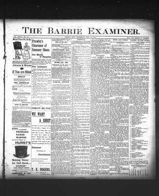 Barrie Examiner, 15 Aug 1895