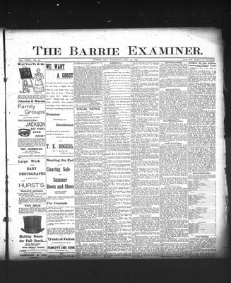 Barrie Examiner, 29 Aug 1895