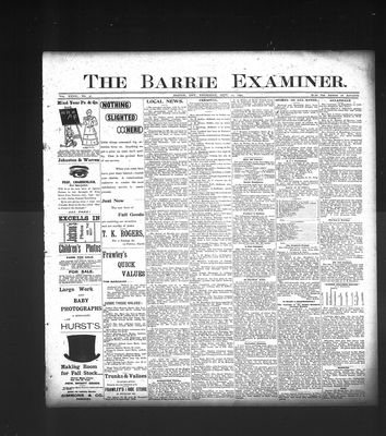 Barrie Examiner, 12 Sep 1895