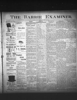 Barrie Examiner, 19 Sep 1895