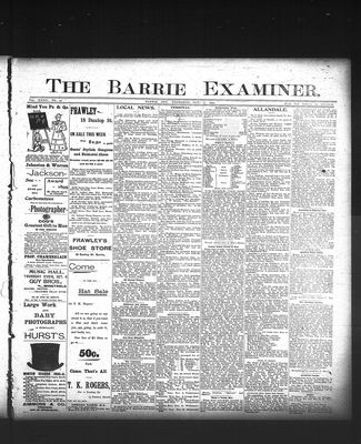 Barrie Examiner, 17 Oct 1895