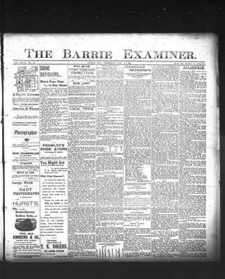 Barrie Examiner, 14 Nov 1895