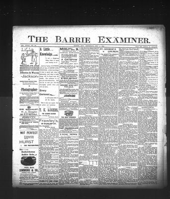 Barrie Examiner, 5 Dec 1895