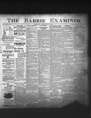 Barrie Examiner, 23 Jan 1896