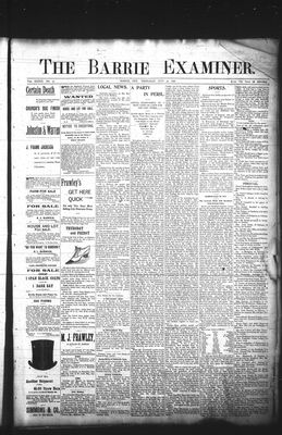 Barrie Examiner, 30 Jul 1896