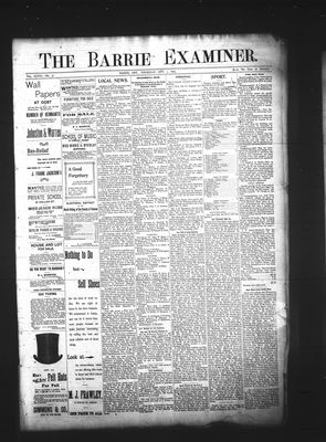 Barrie Examiner, 3 Sep 1896