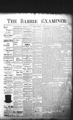 Barrie Examiner, 1 Oct 1896