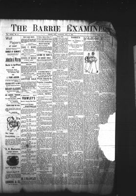 Barrie Examiner, 12 Nov 1896