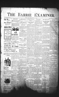 Barrie Examiner, 17 Dec 1896