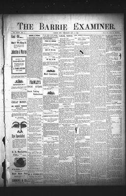 Barrie Examiner, 21 Jan 1897