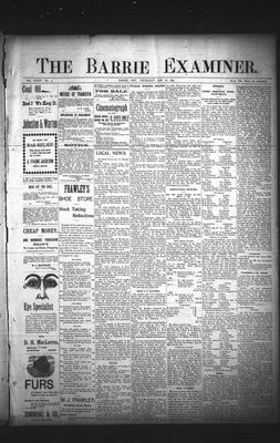 Barrie Examiner, 28 Jan 1897