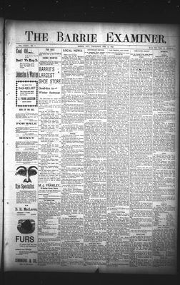 Barrie Examiner, 25 Feb 1897