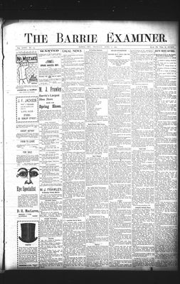 Barrie Examiner, 8 Apr 1897