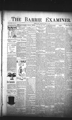 Barrie Examiner, 22 Apr 1897