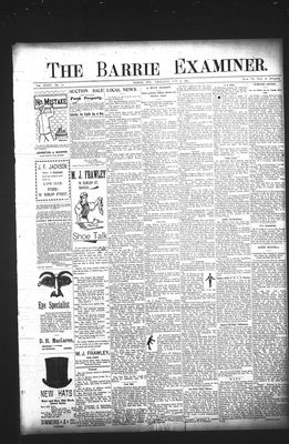 Barrie Examiner, 6 May 1897