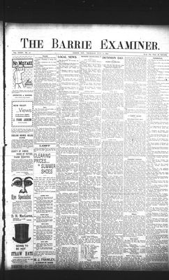 Barrie Examiner, 8 Jul 1897