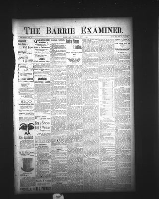 Barrie Examiner, 7 Oct 1897